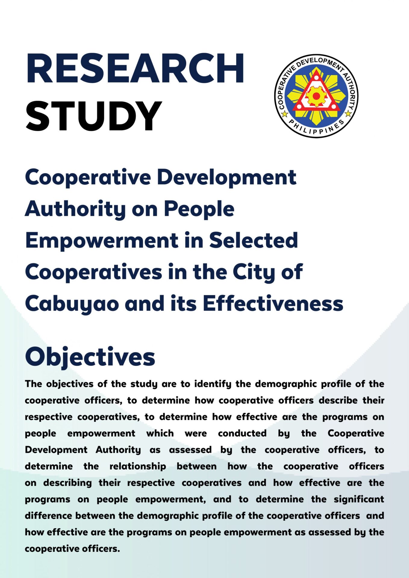 research proposal on cooperatives