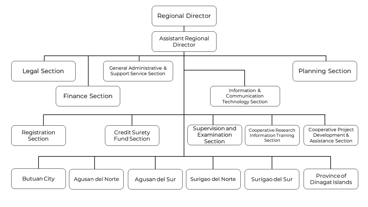 Region XIII Organizational Structure | CDA