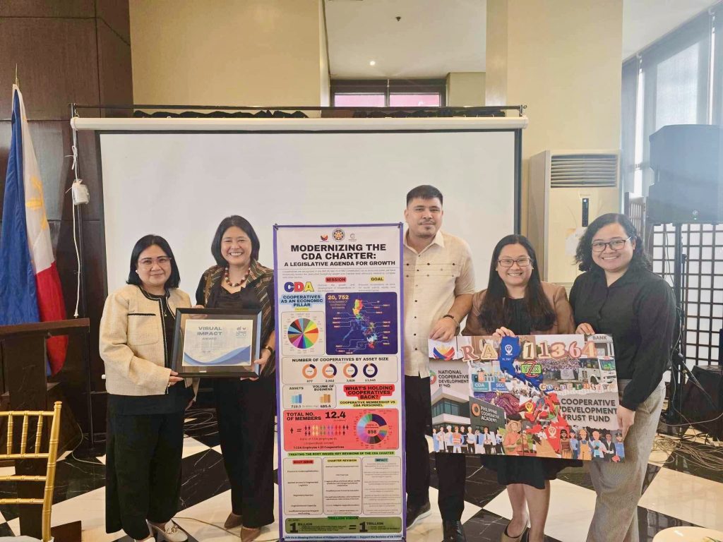 The Legis20C Team of the CDA (second from left to the right), Deputy Administrator for Legal Affairs Service ATTY. LEAH B. BANAGUI-HAN, OFAD Executive Assistant III MR. EDMUND CHRIS S. ACOSIDO, Legal Division Attorney III ATTY. THERESA MARIE I. MONTALES-DOLOM and Legal Assistant III MS. PHOEBE ROSE D. TOLETE poses with the Division Chief of the Department Legislative Liaison Division MA. CONCEPCION D. SIMEON (leftmost).