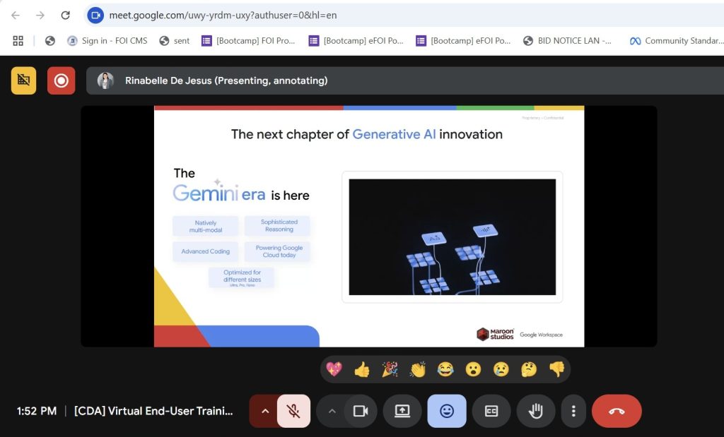 Training proper on Gemini AI by Maroon Studios