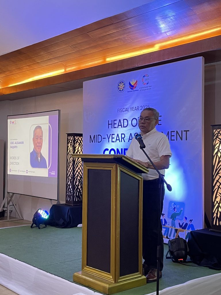CDA Chairperson USEC. ALEXANDER B. RAQUEPO conveys his Words of Direction, reaffirming his support for the Authority’s ongoing planning and evaluation efforts in strengthening the cooperative sector.